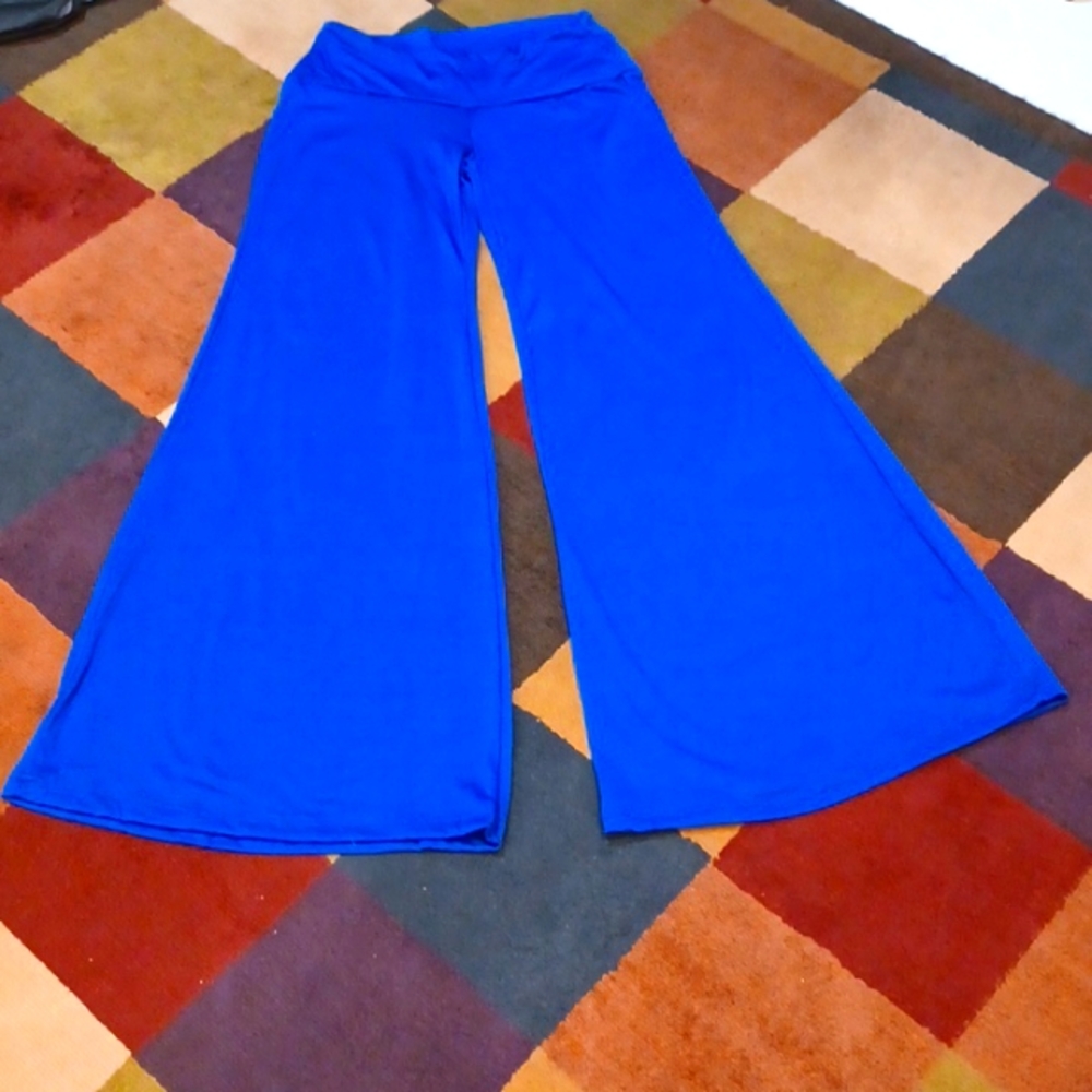 NWOT Women's Palazzo style Pants👖 Size Small Royal Blue